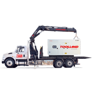 Grua articulada tipo HIAB con camión